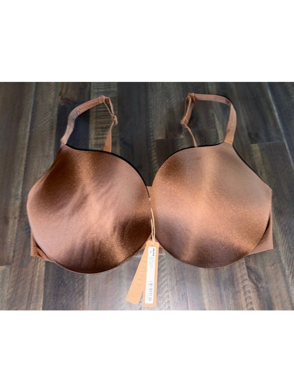 Skims Women’s Ultimate Push Up Plunge Bra BR-UWR-1881 NWT 38DD Jasper